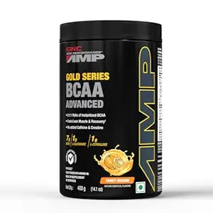 GNC AMP Gold Series BCAA Advanced | 400 gm | 30 Servings