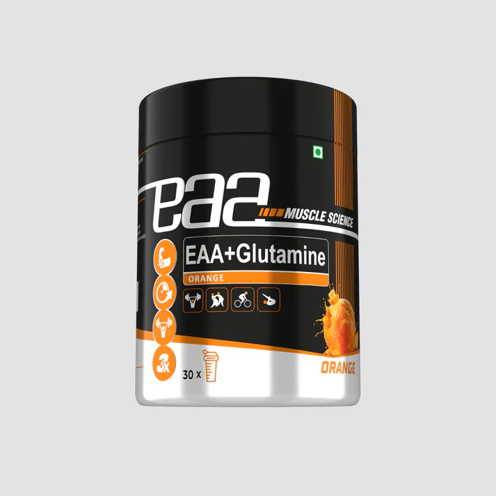 Muscle Science EAA+GLUTAMINE – 30 SERVINGS ORANGE
