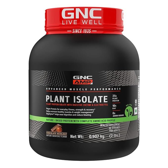 GNC AMP Plant Isolate Protein | 2 lbs | 26 Servings|
