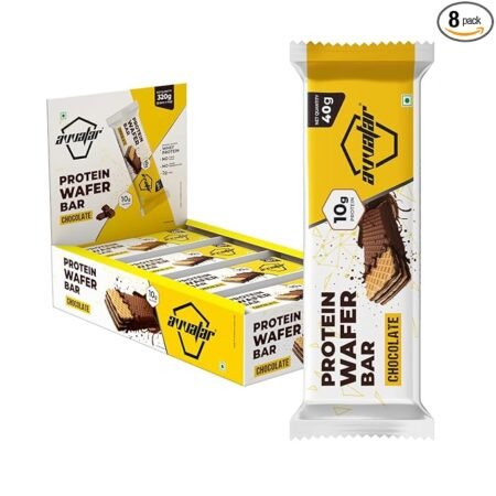 avvatar PROTEIN WAFER BAR | 10g Protein | Pack of (8 x 40g each)