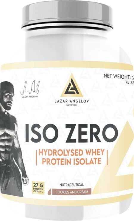 LAZAR ANGELOV NUTRITION ISO ZERO | 5Lbs | 75 SERVING | 27g Protein