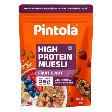 Pintola 25g High Protein Muesli | Fruit & Nut | 1kg