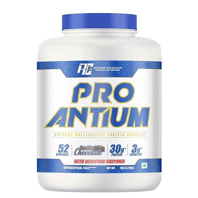 Ronnie Coleman Signature Series Pro-Antium Whey Protein, Double Chocolate (52 Servings, 2.27kg / 5lbs)