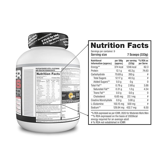 LABRADA Super Mass | 40g Protein | 3KG - Image 2
