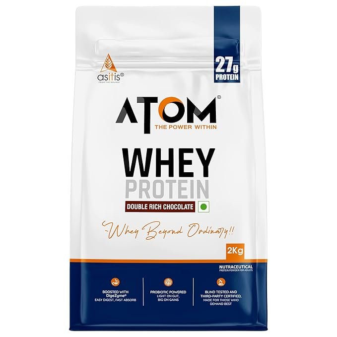 AS-IT-IS ATOM Whey Protein 2kg | 27g protein