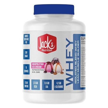 JACK'S NUTRITION Whey Protein 5Lb/2.27Kg | 25g Protein