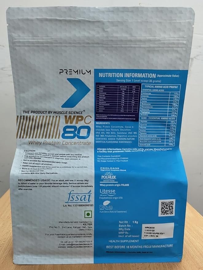 Premium Whey WPC 80 with 25g protein/Scoop.| 5.5 g BCAA - Image 3