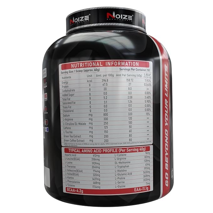NOIZEFIT WHEY UNO CLASSIC 2.1Kg - Image 3
