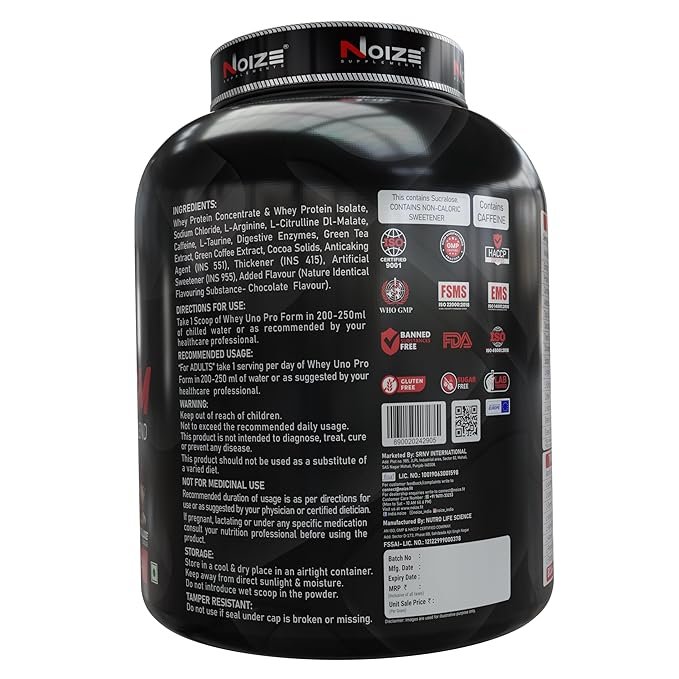NOIZEFIT WHEY UNO CLASSIC 2.1Kg - Image 2