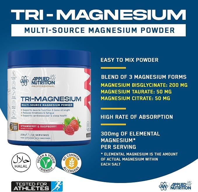 Applied Nutrition Tri Magnesium | 200g | 50 Servings - Image 2