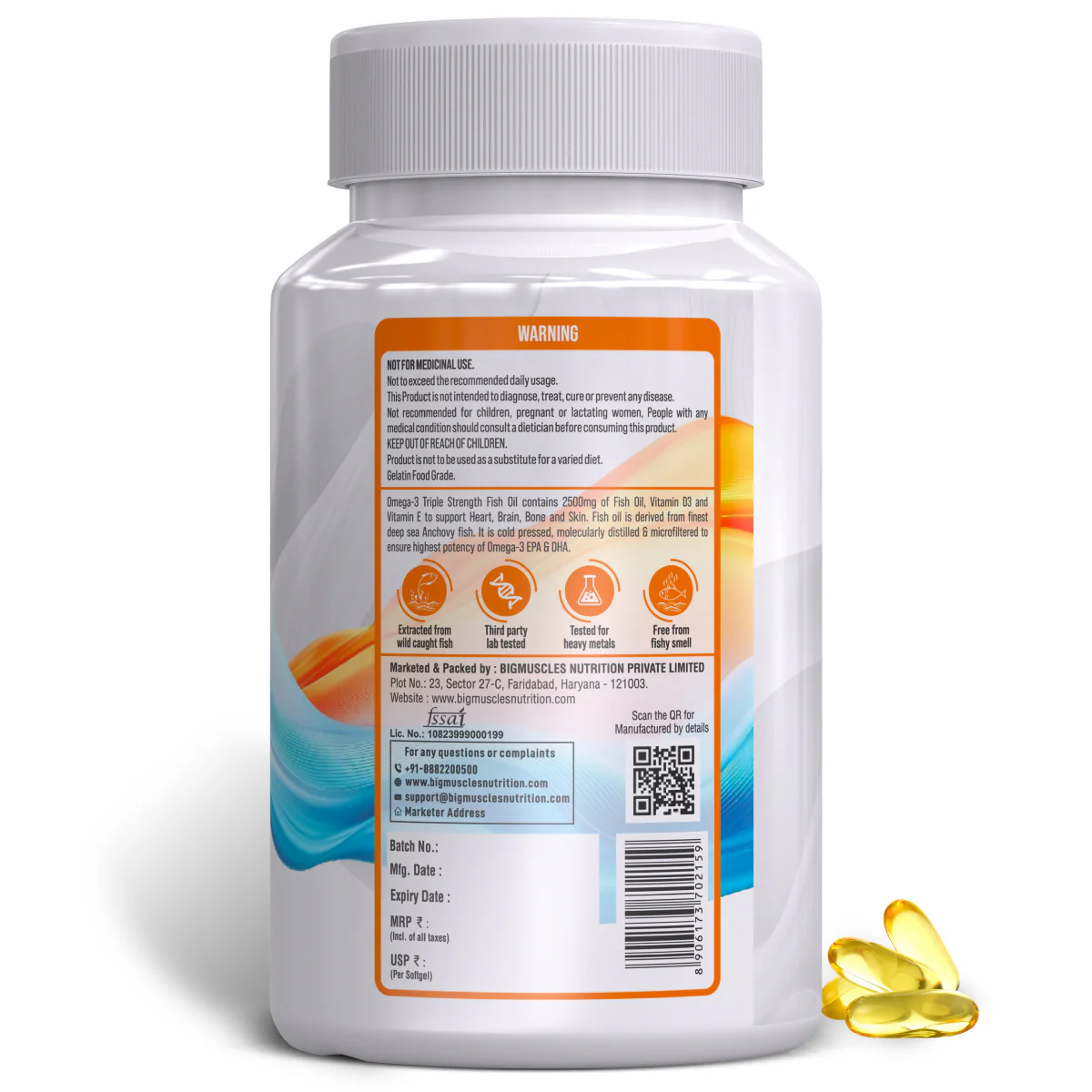 Big Muscle Fish Oil | 60 Capsule - Image 3