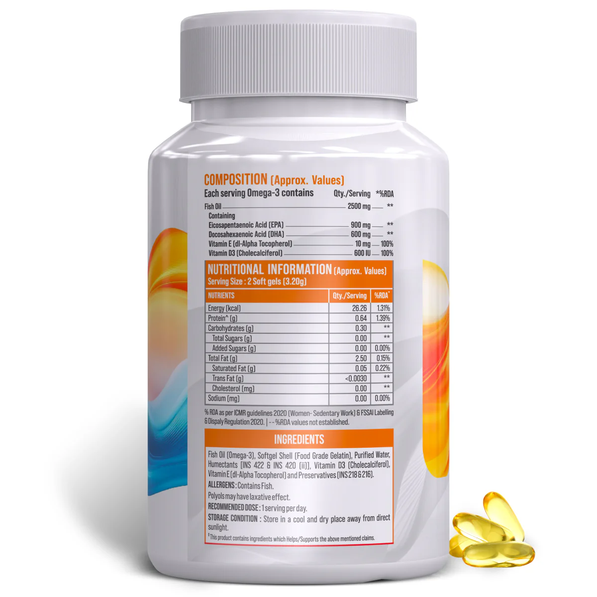 Big Muscle Fish Oil | 60 Capsule - Image 2