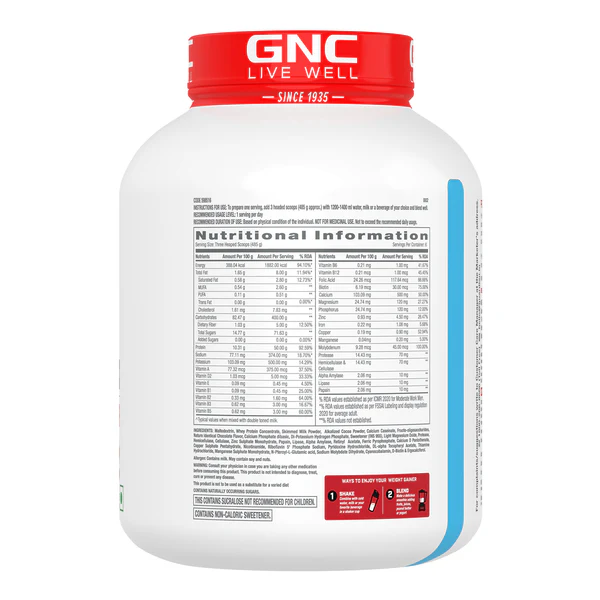 GNC Pro Performance Weight Gainer | 3 KG - Image 3