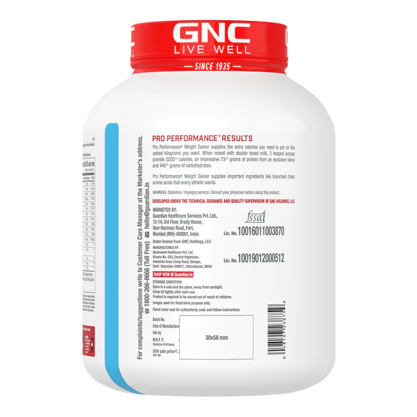 GNC Pro Performance Weight Gainer | 3 KG - Image 2
