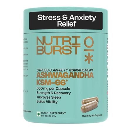NutriBurst Aswagandha KSM 66 ( 500mg )