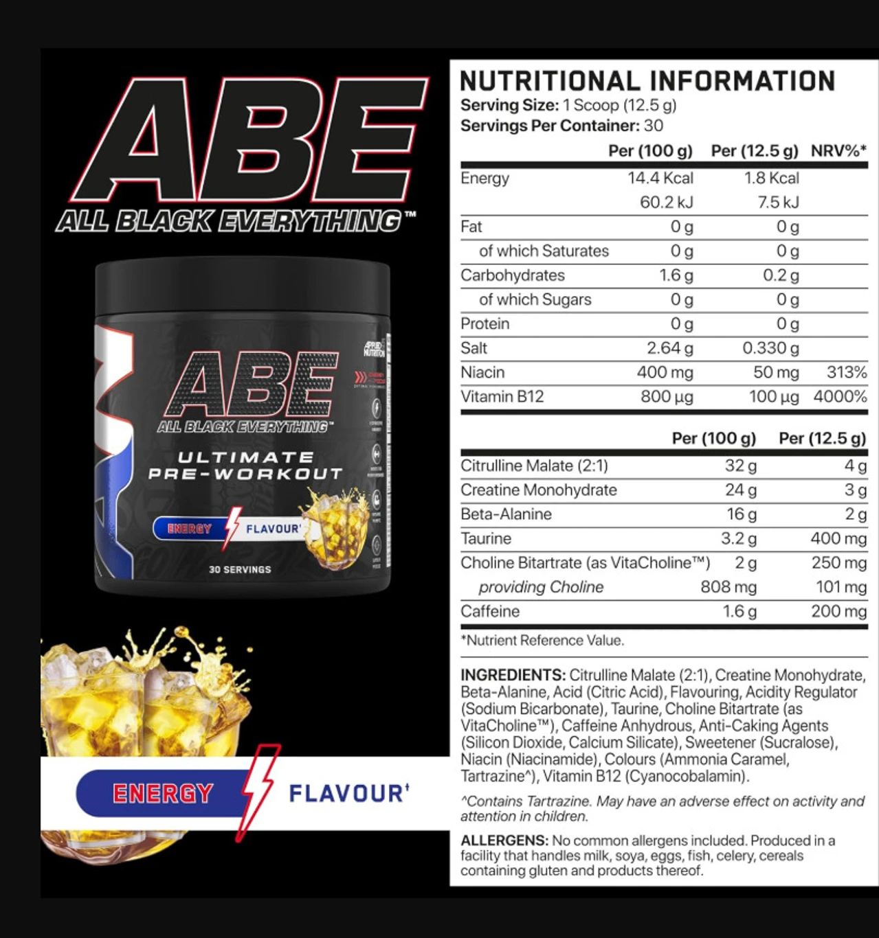Applied Nutrition ABE Pre Workout | 30 Serving - Image 2