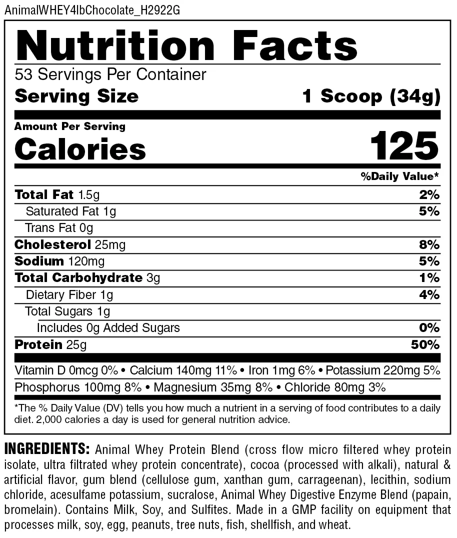 Animal Isolate Loaded Whey Protein - Image 2